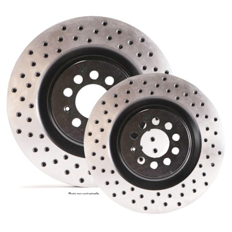 Disques de frein avant ventilés TAROX finition D95 percés pour Peugeot 308 II GTi (après 2013)