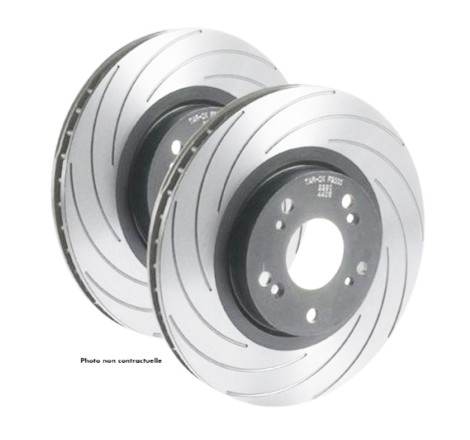 Disques de frein avant TAROX F2000 rainurés pour Peugeot 308 II GTi (après 2013)