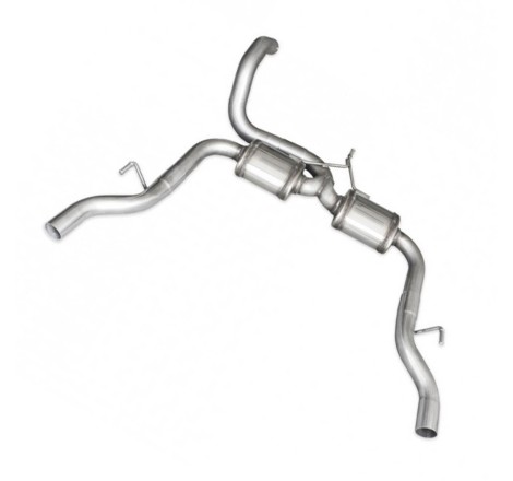 Système d'échappement avec silencieux 2x54 (gauche+droite) INOXCAR pour Peugeot 308 II GTi 272cv