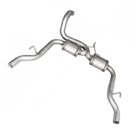 Système d'échappement avec silencieux 2x54 (gauche+droite) INOXCAR pour Peugeot 308 II GTi 272cv