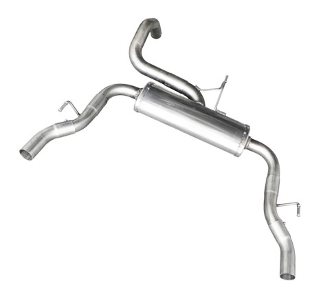 Système d'échappement avec silencieux 1x54mm (gauche+droite) INOXCAR pour Peugeot 308 II GTi 272cv