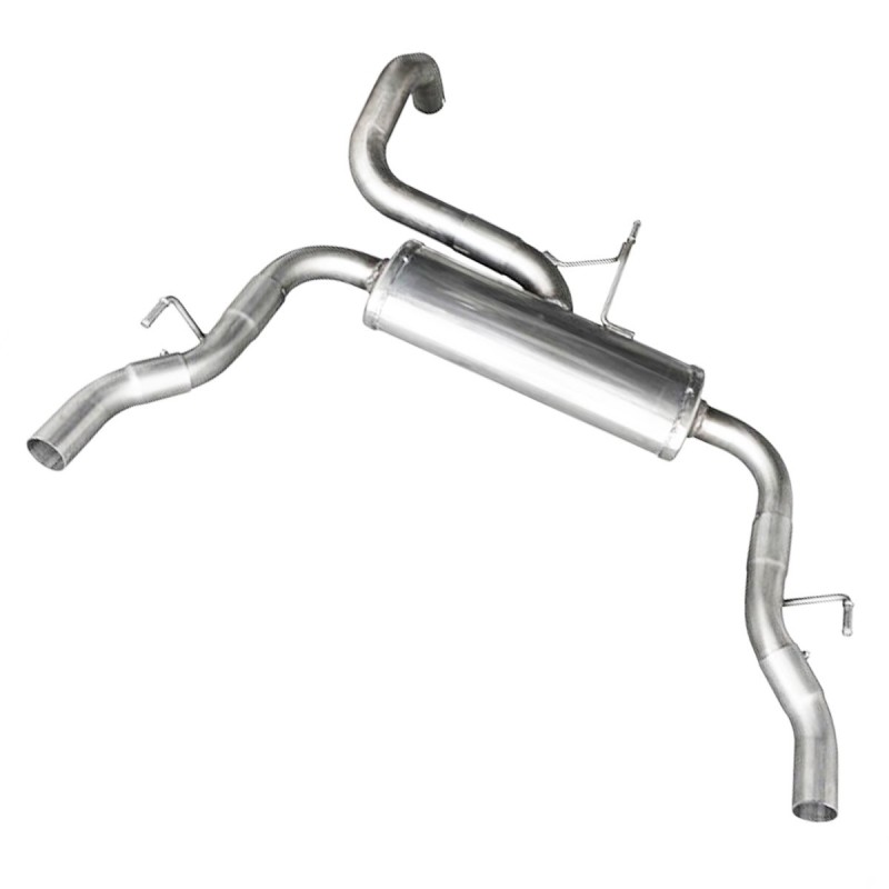 Système d'échappement avec silencieux 1x54mm (gauche+droite) INOXCAR pour Peugeot 308 II GTi 272cv