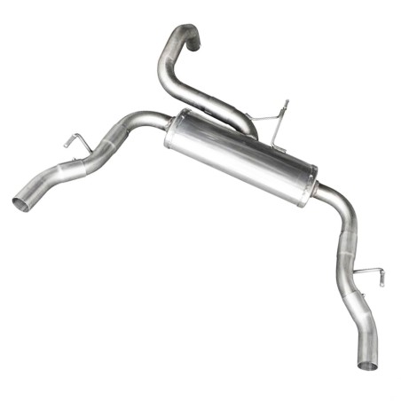 Système d'échappement avec silencieux 1x54mm (gauche+droite) INOXCAR pour Peugeot 308 II GTi 272cv