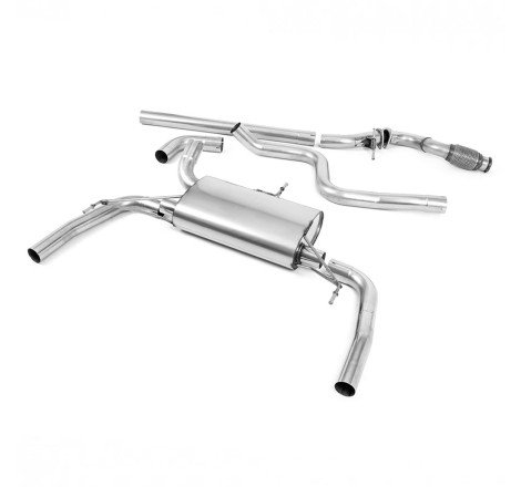 Système d'échappement Cat-Back (non résonné) MILLTEK pour Peugeot 308 II GTi 272cv (embouts d'origine)