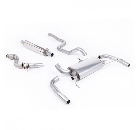 Système d'échappement Cat-Back avec silencieux MILLTEK pour Peugeot 308 II GTi 272cv (embouts d'origine)