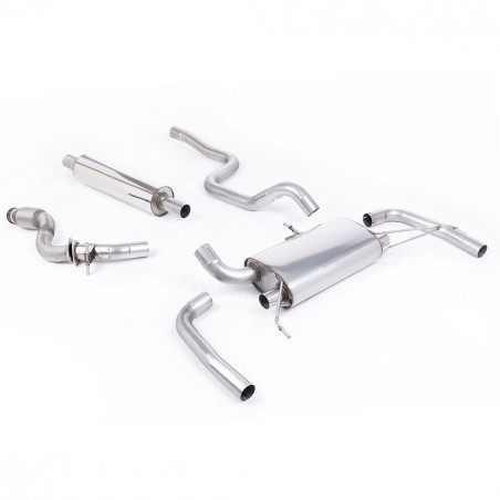 Système d'échappement Cat-Back avec silencieux MILLTEK pour Peugeot 308 II GTi 272cv (embouts d'origine)