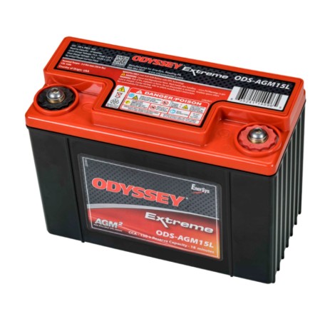 Batterie compétition AGM Odyssey Extreme PC545 pour Peugeot 208 GTi