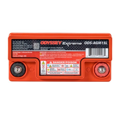 Batterie compétition AGM Odyssey Extreme PC545 pour Peugeot 208 GTi