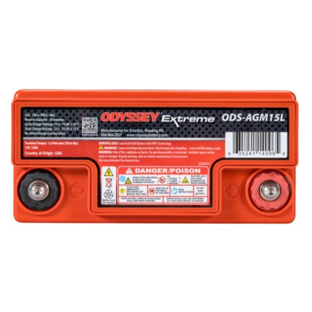 Batterie compétition AGM Odyssey Extreme PC545 pour Peugeot 208 GTi