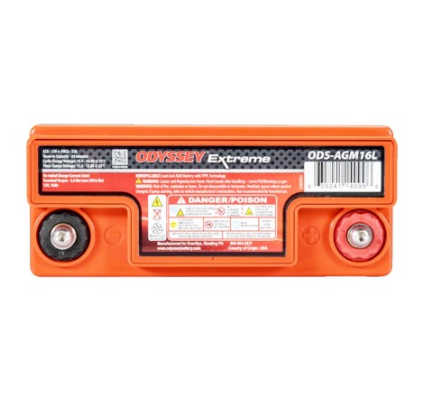 Batterie Compétition AGM Odyssey Extreme Racing PC680 pour Peugeot 205 II Rallye / 208 GTi