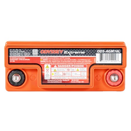 Batterie Compétition AGM Odyssey Extreme Racing PC680 pour Peugeot 205 II Rallye / 208 GTi