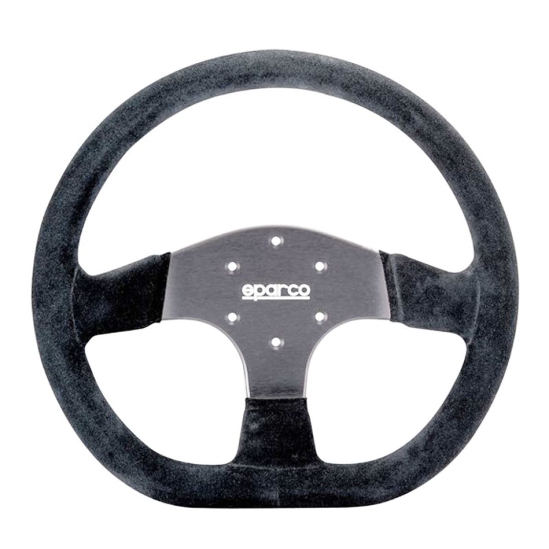 Volant SPARCO R353 en peau retournée noir pour Peugeot 208 GTi