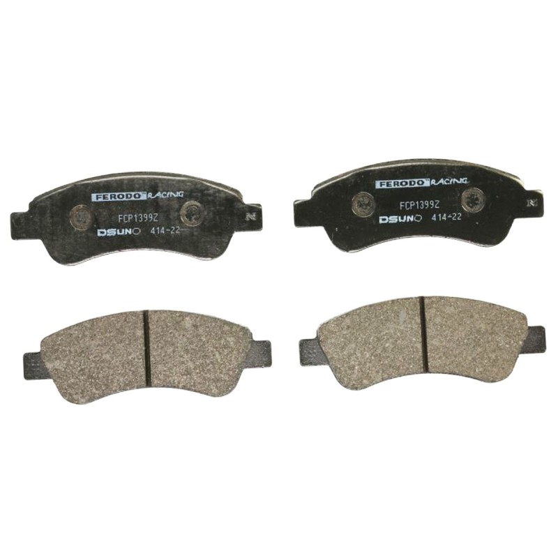 Plaquettes frein avant FERODO DS UNO FCP1399Z pour Peugeot 206 XS / 208 GTi 200/208cv (étriers BOSCH)