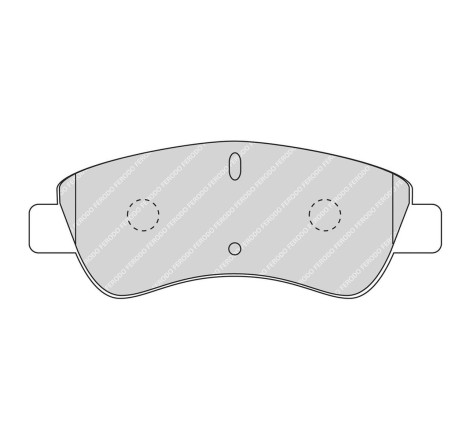 Plaquettes frein avant FERODO DS UNO FCP1399Z pour Peugeot 206 XS / 208 GTi 200/208cv (étriers BOSCH)