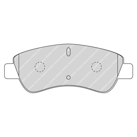 Plaquettes frein avant FERODO DS UNO FCP1399Z pour Peugeot 206 XS / 208 GTi 200/208cv (étriers BOSCH)
