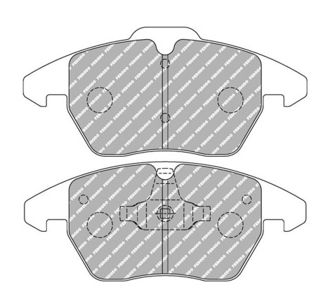 Plaquettes frein avant FERODO DS UNO FCP1641Z pour Peugeot 207 RC / 208 GTi 200/208cv (étriers ATE)