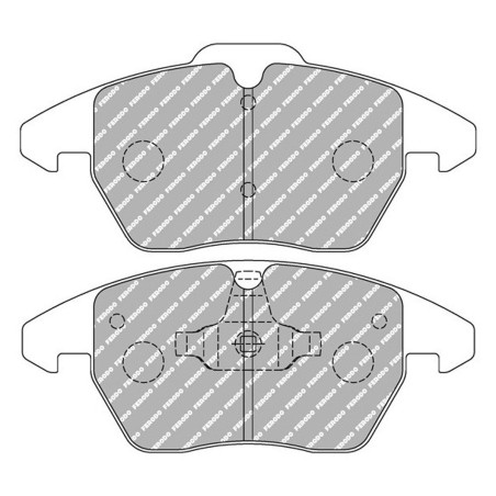 Plaquettes frein avant FERODO DS UNO FCP1641Z pour Peugeot 207 RC / 208 GTi 200/208cv (étriers ATE)