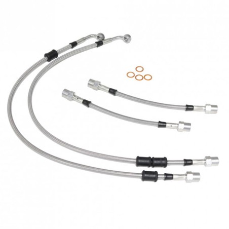 Kit de 4 durites / flexibles de frein Goodridge pour Peugeot 208 GTi (30th uniquement)