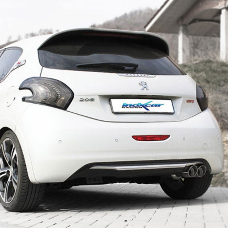 Système d'échappement Cat-Back 2x80mm INOXCAR pour Peugeot 208 GTi 1.6 200cv (2013-2015)