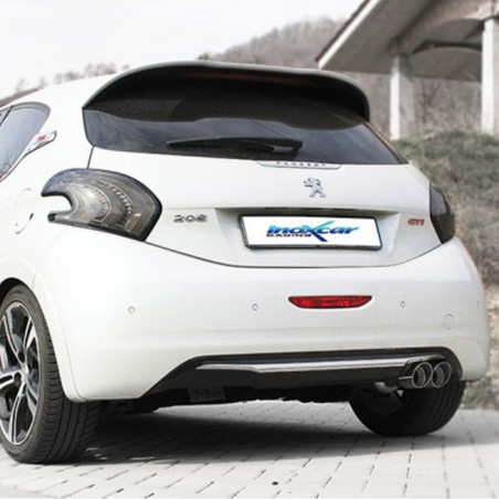 Système d'échappement Cat-Back 2x80mm INOXCAR pour Peugeot 208 GTi 1.6 200cv (2013-2015)