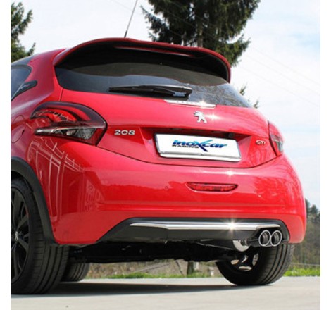 Système d'échappement Cat-Back 2x80mm INOXCAR pour Peugeot 208 GTi 30th 208cv (2015-2018)