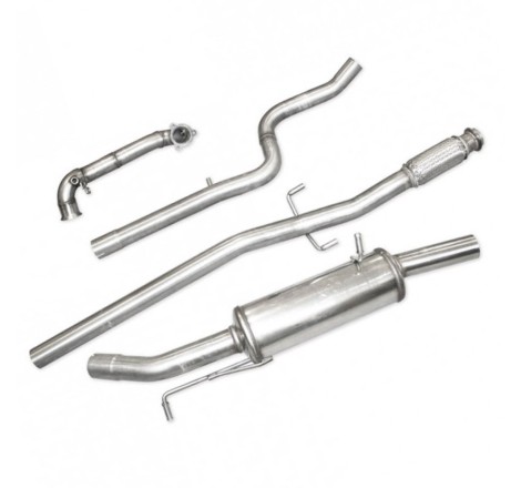 Ligne d'échappement Groupe A 63.5mm INOXCAR pour Peugeot 208 GTi 200cv (2012-2015)