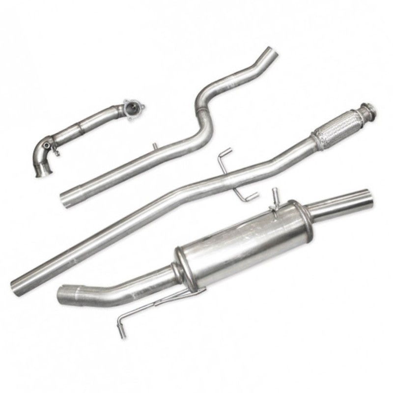 Ligne d'échappement Groupe A 63.5mm INOXCAR pour Peugeot 208 GTi 200cv (2012-2015)