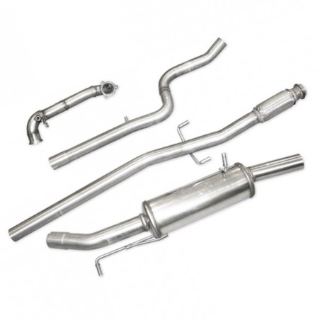 Ligne d'échappement Groupe A 63.5mm INOXCAR pour Peugeot 208 GTi 200cv (2012-2015)