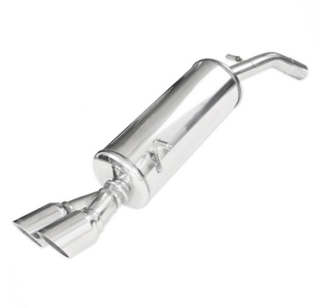 Silencieux / Terminal d'échappement 2x80mm INOXCAR pour Peugeot 208 GTi 200ch (2012-2015 / homologué CE)