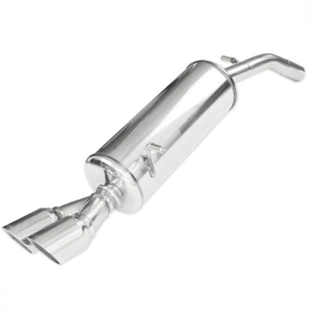 Silencieux / Terminal d'échappement 2x80mm INOXCAR pour Peugeot 208 GTi 200ch (2012-2015 / homologué CE)