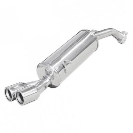 Silencieux / Terminal d'échappement 2x80mm Racing INOXCAR pour Peugeot 208 GTi 208cv (2015-2018)