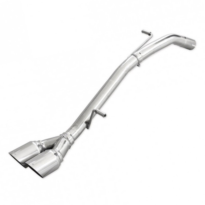 Terminal d'échappement sans silencieux 2x80 Racing INOXCAR pour Peugeot 208 GTi 200cv (2012-2015)
