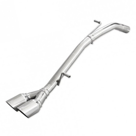 Terminal d'échappement sans silencieux 2x80 Racing INOXCAR pour Peugeot 208 GTi 200cv (2012-2015)
