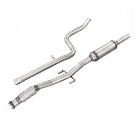 Intermédiaire / Tube central Pare-Flamme INOXCAR pour Peugeot 208 GTi 208cv (2015-2018)