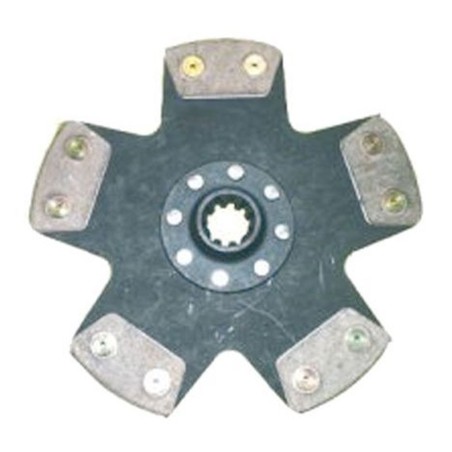 Disque d'embrayage BRATEX (5 patins métal fritté rigide Ø230mm 21x18C) pour Peugeot 206 RC / GTi 180 / S16 GTi