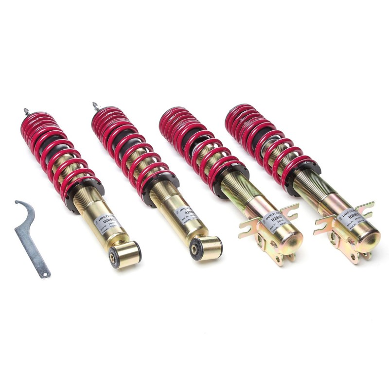 Kit combinés filetés VOGTLAND pour Peugeot 206 RC / S16 / GTi / CC