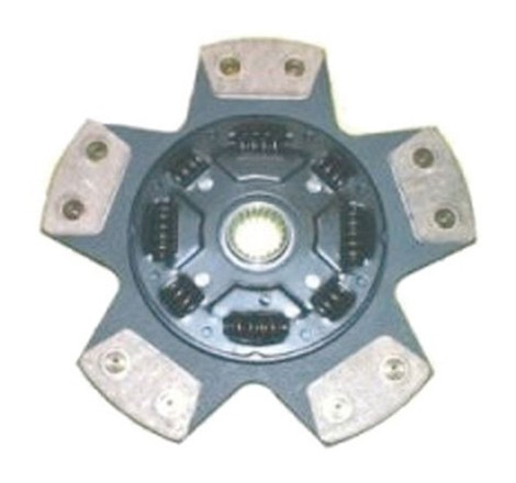 Disque d'embrayage BRATEX (5 patins métal fritté amorti 8 ressorts) pour Peugeot 206 RC / S16 / GTi / WRC