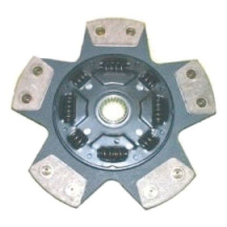 Disque d'embrayage BRATEX (5 patins métal fritté amorti 8 ressorts) pour Peugeot 206 RC / S16 / GTi / WRC