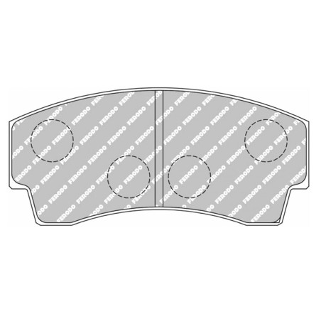 Plaquettes de frein avant FERODO DS1.11 FRP219W pour Peugeot 206 XS / RC GTi 180