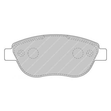 Plaquettes de frein avant FERODO DS2500 FCP1467H pour Peugeot 206 RC / GTi 180 (étriers BOSCH)