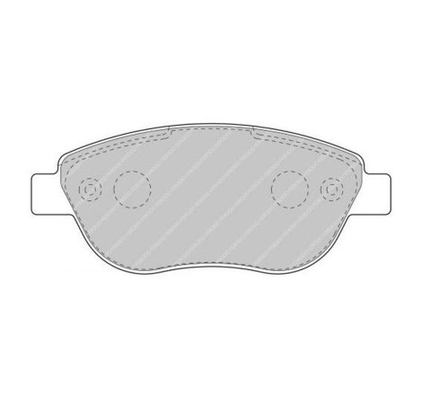 Plaquettes de frein avant FERODO DS3000 FCP1467R pour Peugeot 206 RC GTi 180 (étrier BREMBO)