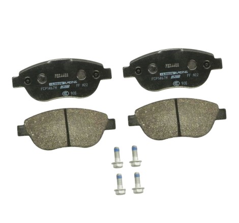 Plaquettes frein avant FERODO DS UNO FCP1467Z pour Peugeot 206 RC / GTi 180 (étriers BOSCH)