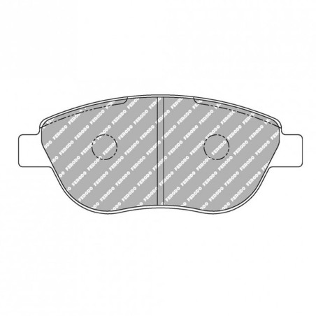 Plaquettes frein avant FERODO DS UNO FCP1467Z pour Peugeot 206 RC / GTi 180 (étriers BOSCH)