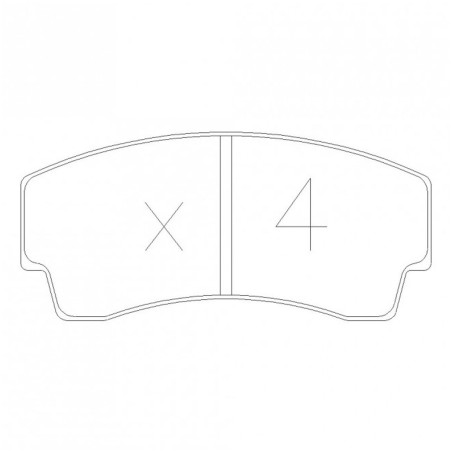 Plaquettes de frein avant GT2i Race pour Peugeot 206 XS / RC / GTi 180 (étriers AP RACING)