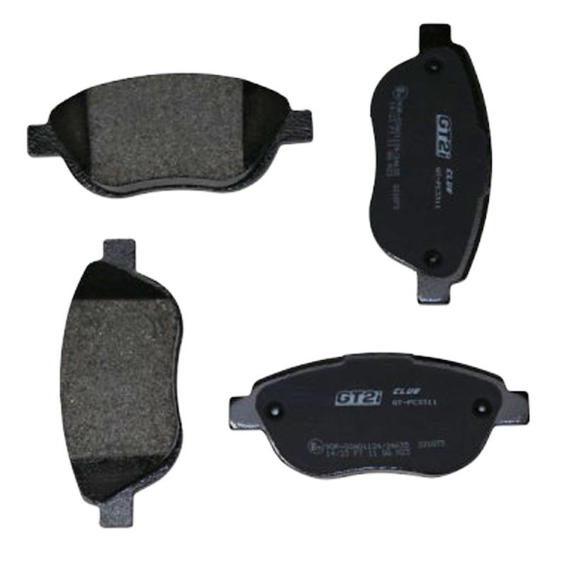 Plaquettes de frein avant GT2i Race pour Peugeot 206 RC / GTi 180 (étriers BOSCH)