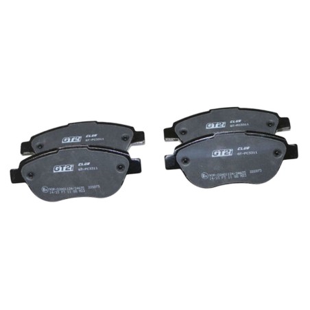 Plaquettes de frein avant GT2i Race pour Peugeot 206 RC / GTi 180 (étriers BOSCH)