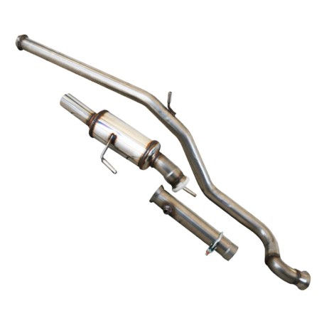 Ligne d'échappement complète Groupe N 63mm INOXCAR pour Peugeot 206 RC / GTi 180