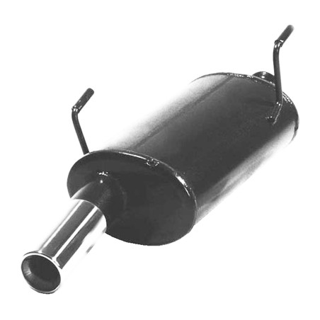 Silencieux / Terminal d'échappement 1x76mm GT2i pour Peugeot 206 S16 / RC / GTi