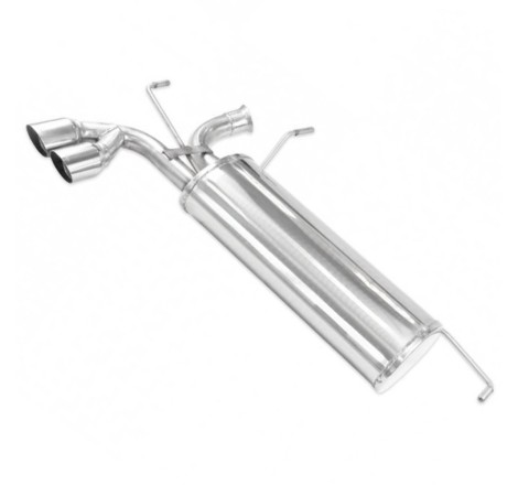 Silencieux / Terminal d'échappement 2x80mm INOXCAR pour Peugeot 206 RC / GTi 180