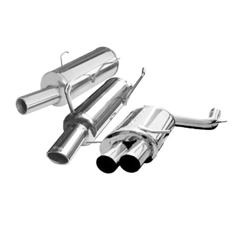Système d'échappement Cat-Back 55mm INOXCAR pour Peugeot 206 S16 GTi 136cv (1999-2004)